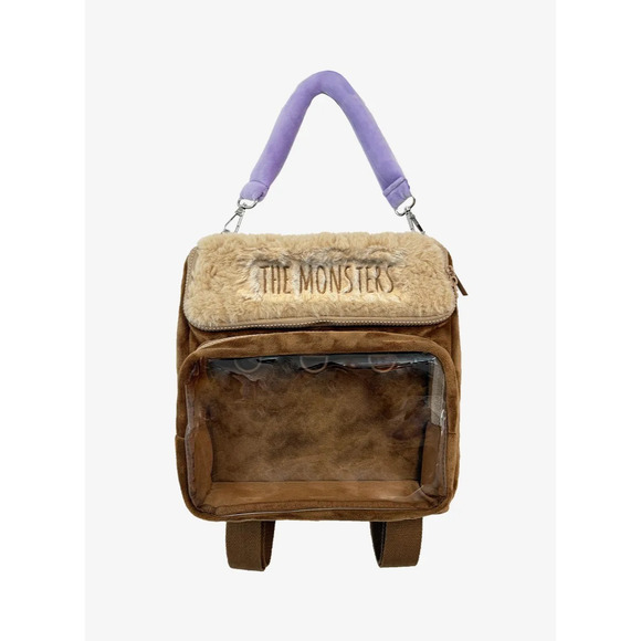 Authentic LABUBU The Monsters Fuzzy Backpack Membership Exclusive - RARE - Picture 1 of 16